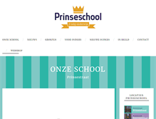 Tablet Screenshot of prinseschool.nl